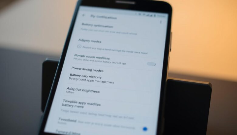Android battery optimization settings