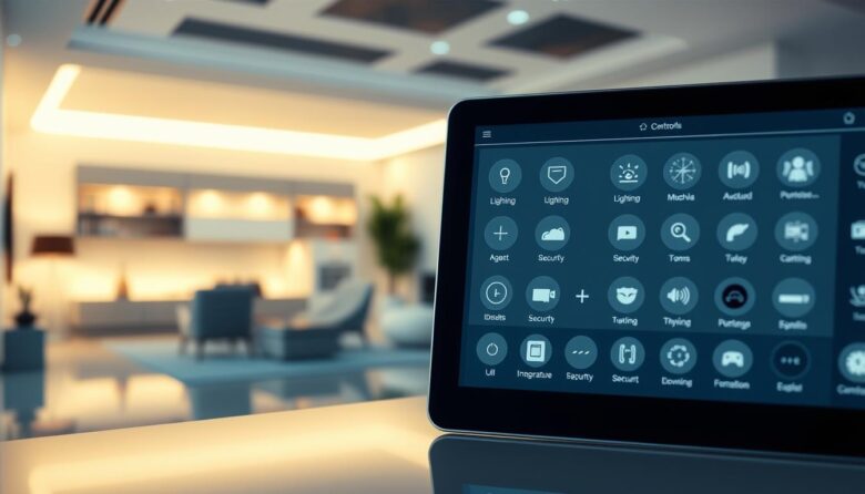 Android smart home automation interface