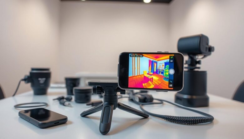 thermal imaging smartphone setup